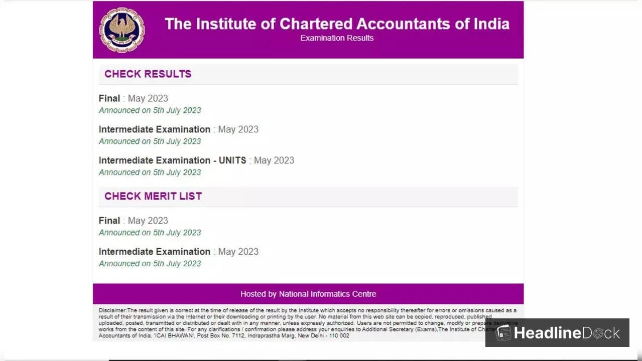 ICAI Announces CA Result - Get Scorecard Details Here