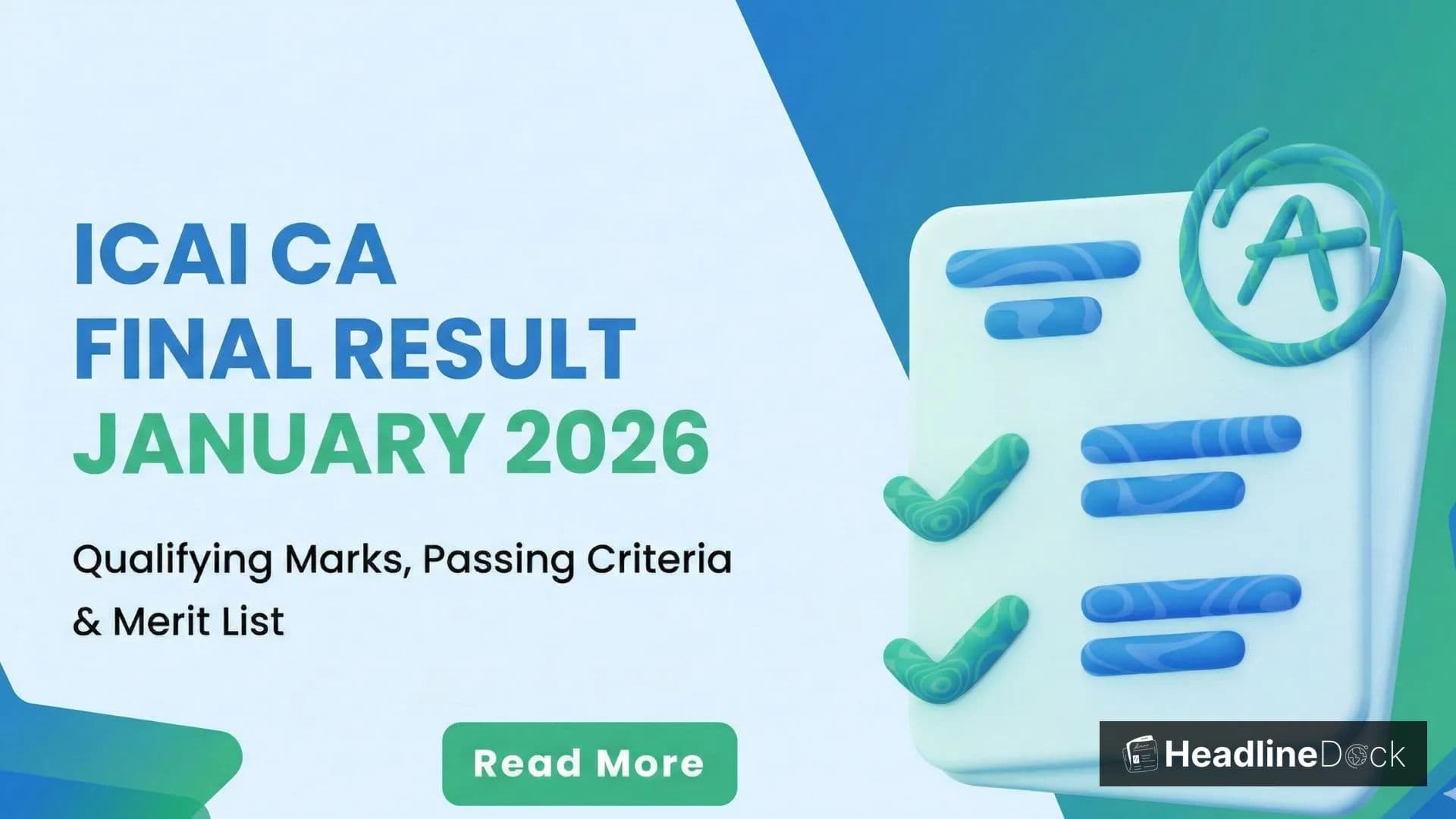 ICAI Announces January 2026 CA Final Result: 7,590 New Chartered Accountants Qualified