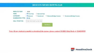 Telangana Inter Results 2026 Out: Over 9 Lakh Students Take Part