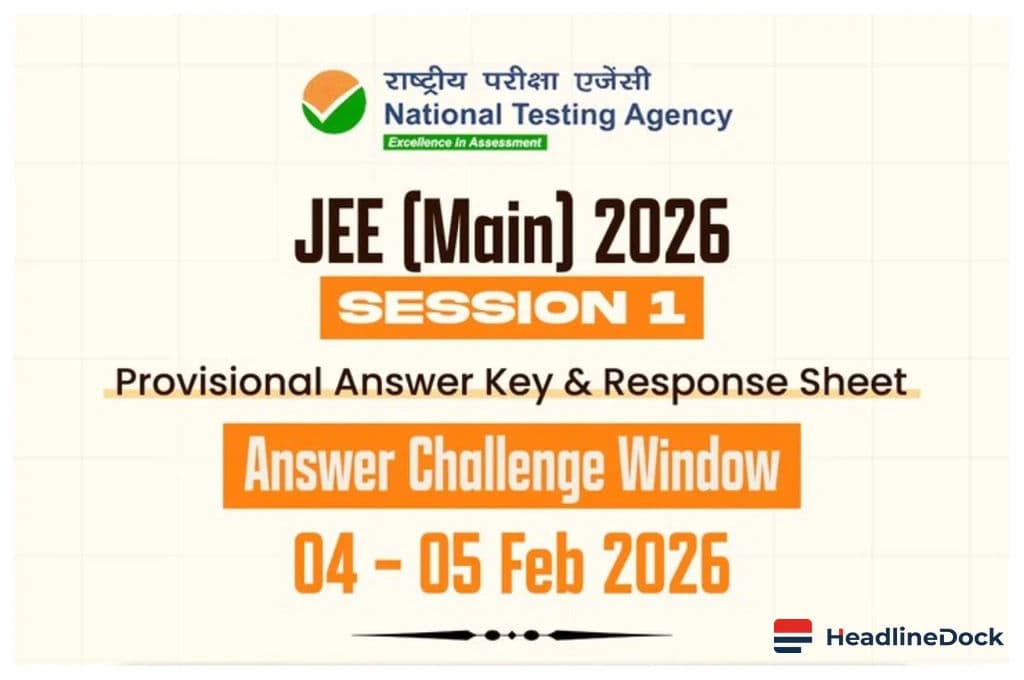 JEE Main Answer Key 2026 Release Date: April 11th