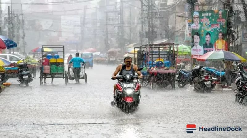 Heavy Rain Alert: Weather Warnings Issued for Several States in India