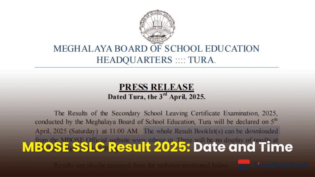 Meghalaya SSLC Result 2026 Release Dates & How to Check