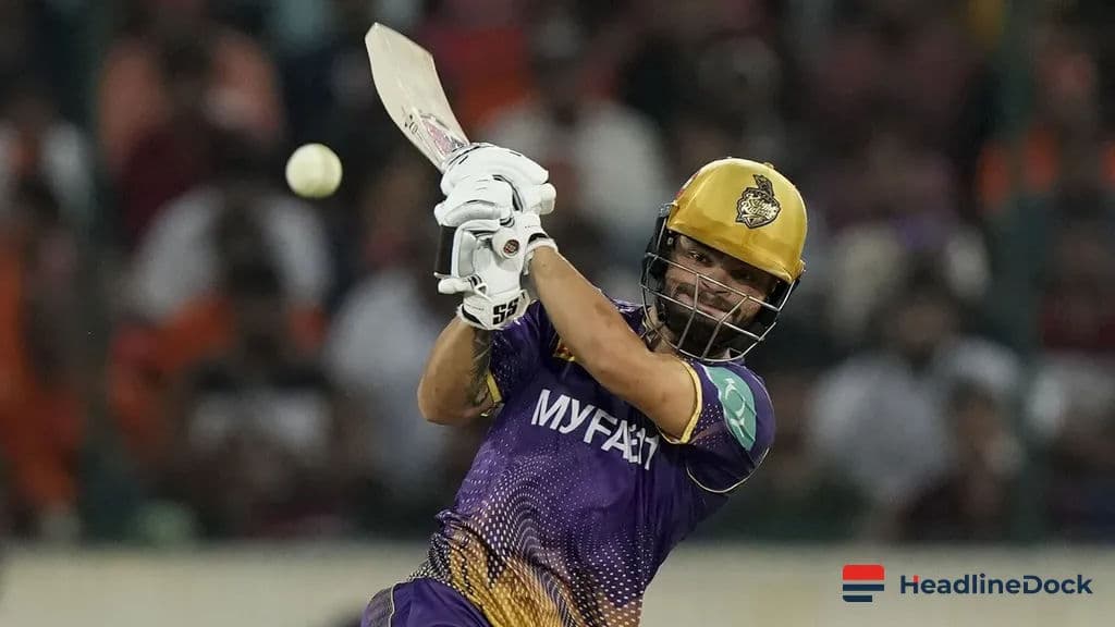 Rinku Singh's Magical IPL Catch Brings KKR Dominance to New Heights