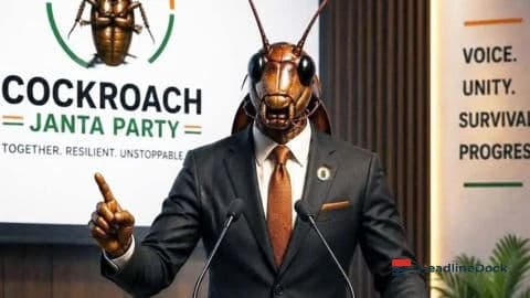 The Rise of the Youth-Led Cockroach Janata Party in Indian Politics