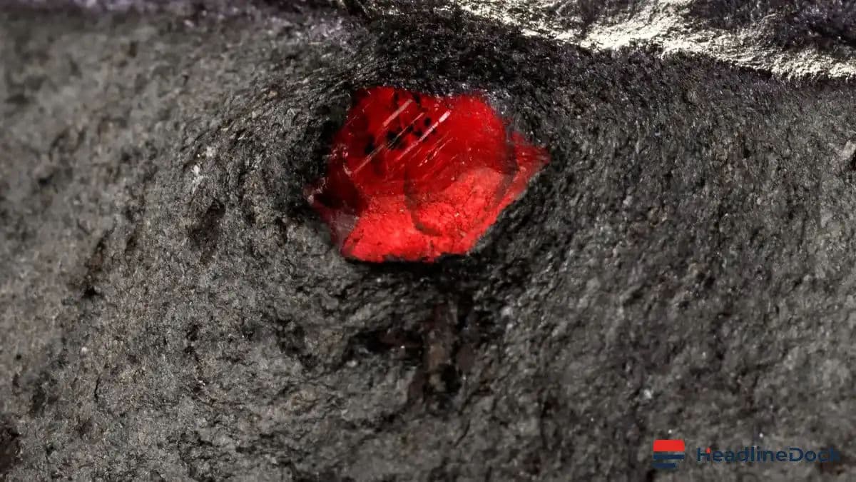 New Garnet-Rich Rock Type Discovered in Fragment of Martian Meteorite