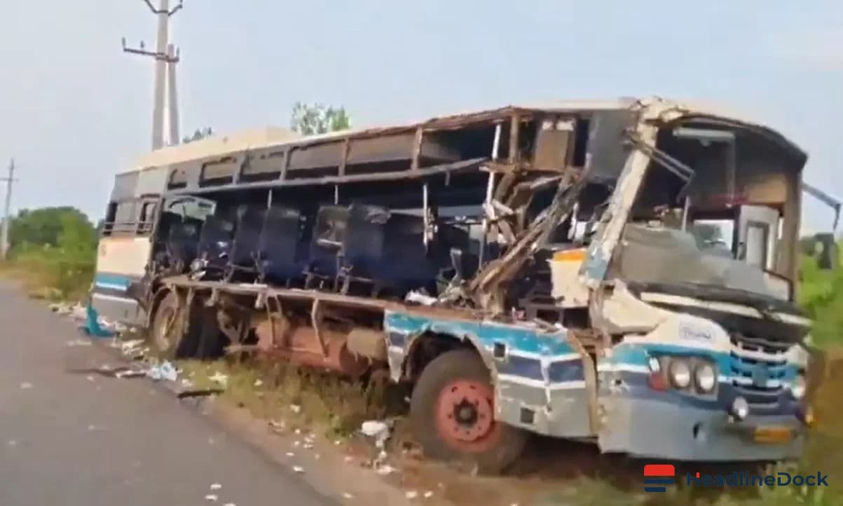 Tragic Road Accident Near Pullampeta Claims Toddler’s Life, 30 Injured