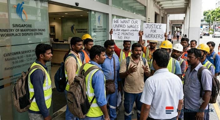 Singapore Provides Urgent Aid to 400 Migrant Workers Facing Unpaid Wages