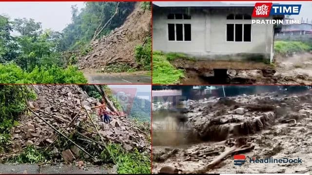 Flash Floods and Landslides Devastate Arunachal Pradesh, Three Individuals Reported Missing
