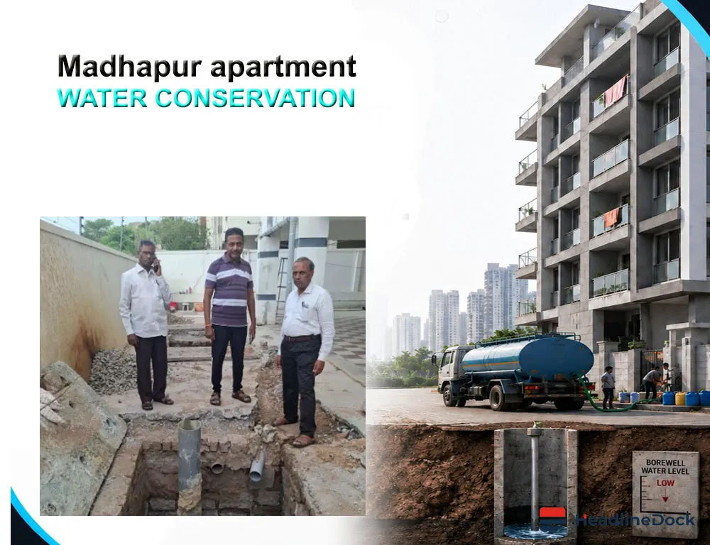 Madhapur Apartments Implement Rainwater Harvesting to Reduce Dependence on Water Tankers