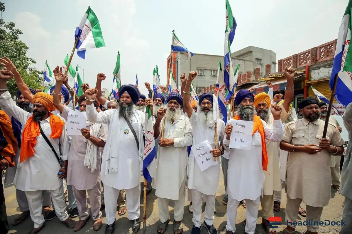 Punjab Farmers Stage Widespread Protests Against Proposed India-US Trade Pact