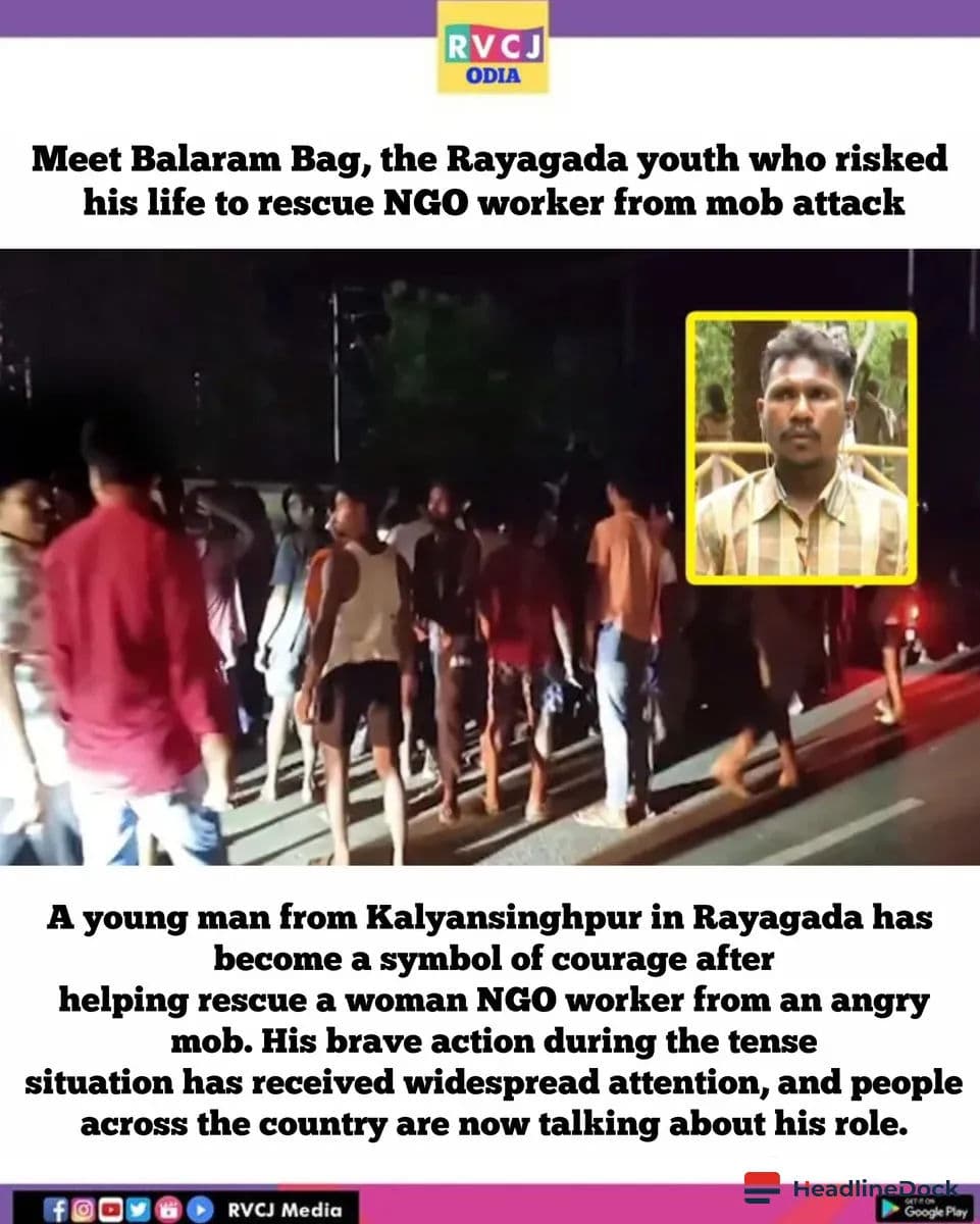 Odisha: Brave Youth Saves Woman From Violent Mob in Extraordinary Act