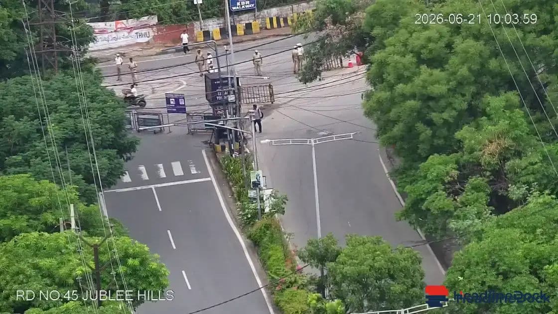 Hyderabad Traffic Police Initiates One-Way Traffic Trial in Jubilee Hills Area