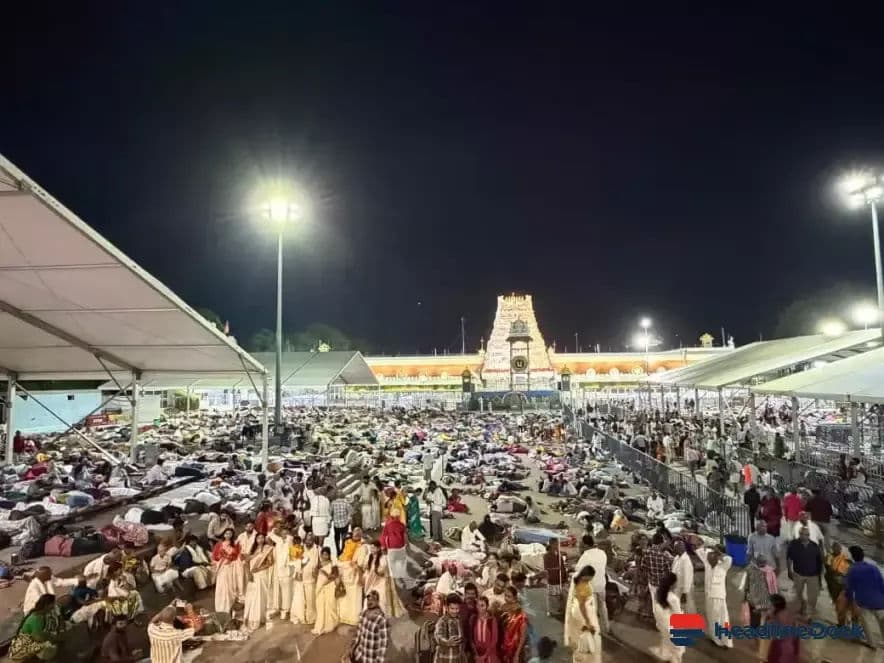 Tirumala Sees Massive Pilgrim Influx Despite Conclusion of Summer Vacation Season