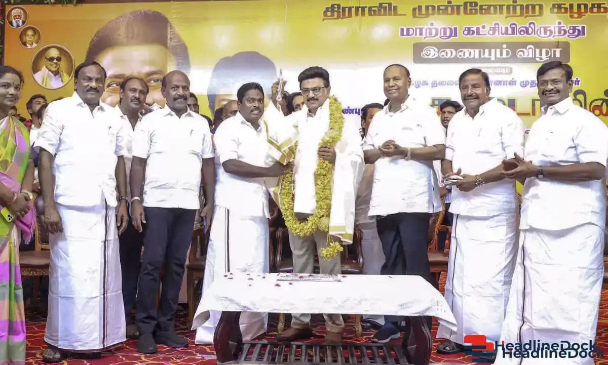 Over 5,000 Join DMK as Former Minister Benjamin Switches Allegiance
