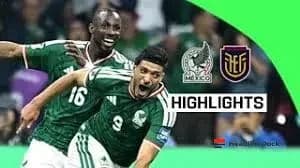 Mexico Advances in World Cup Matches Following Emotional Win Over Ecuador