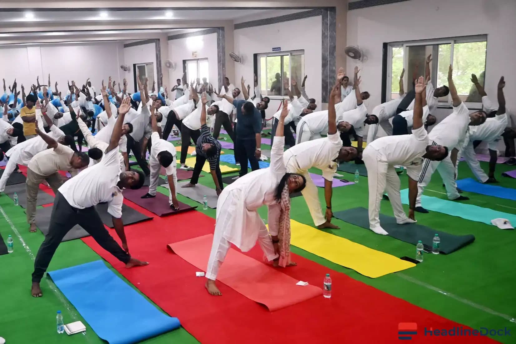 Visakhapatnam Celebrates 12th International Day of Yoga with Yogandhra Initiative