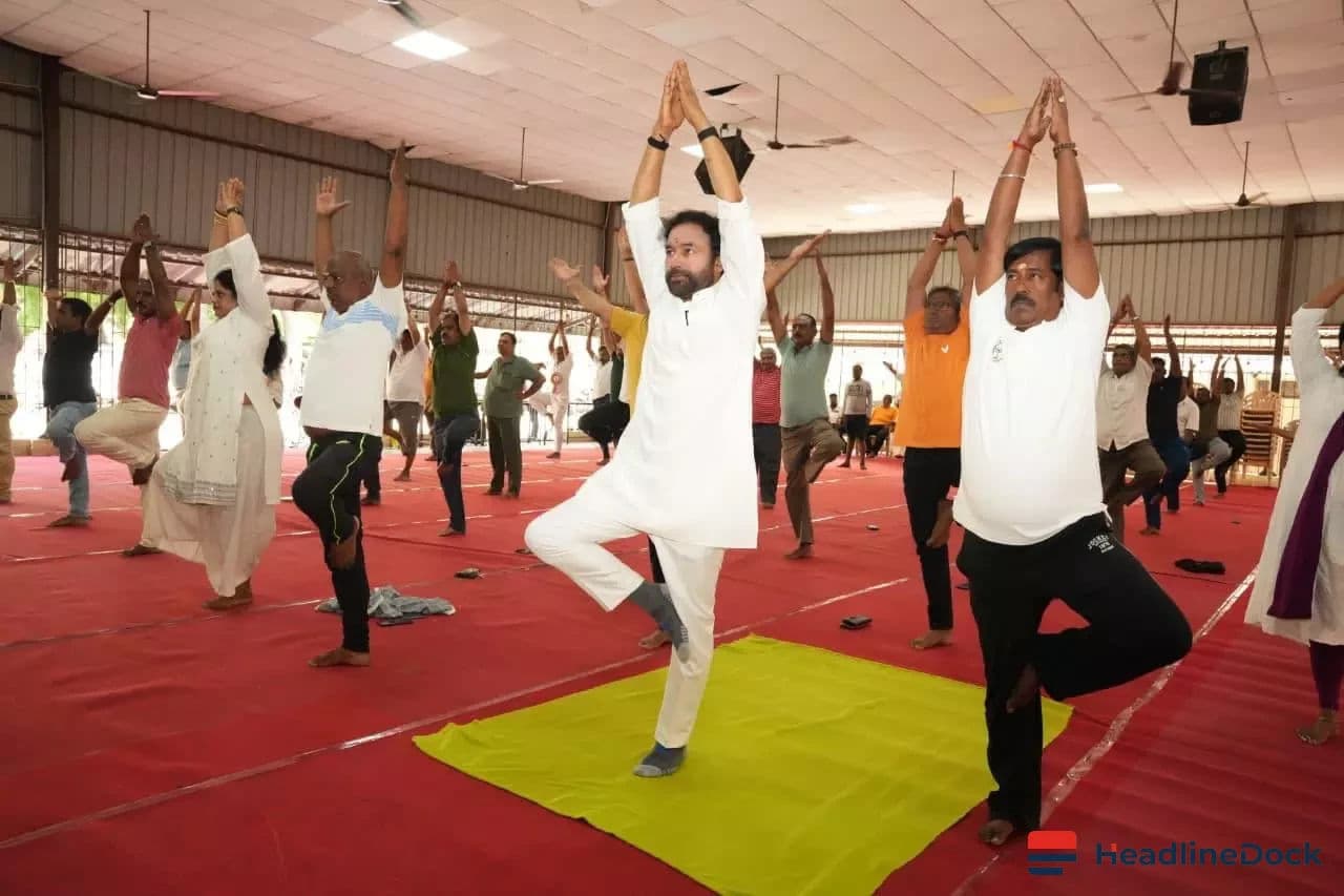 G. Kishan Reddy Urges Public to Embrace International Yoga Day for Wellness