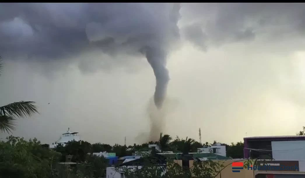 Severe Windstorm Causes Widespread Damage in Tamil Nadu’s Thoothukudi District