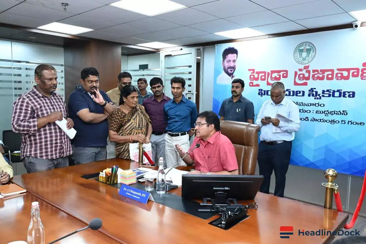 Hyderabad: HYDRAA Prajavani Returns to Address 47 Urgent Resident Complaints