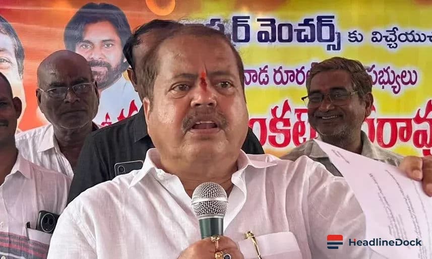 Jana Sena MLA Pantham Venkateswara Rao Challenges YSRC Over Kapu Community Meeting