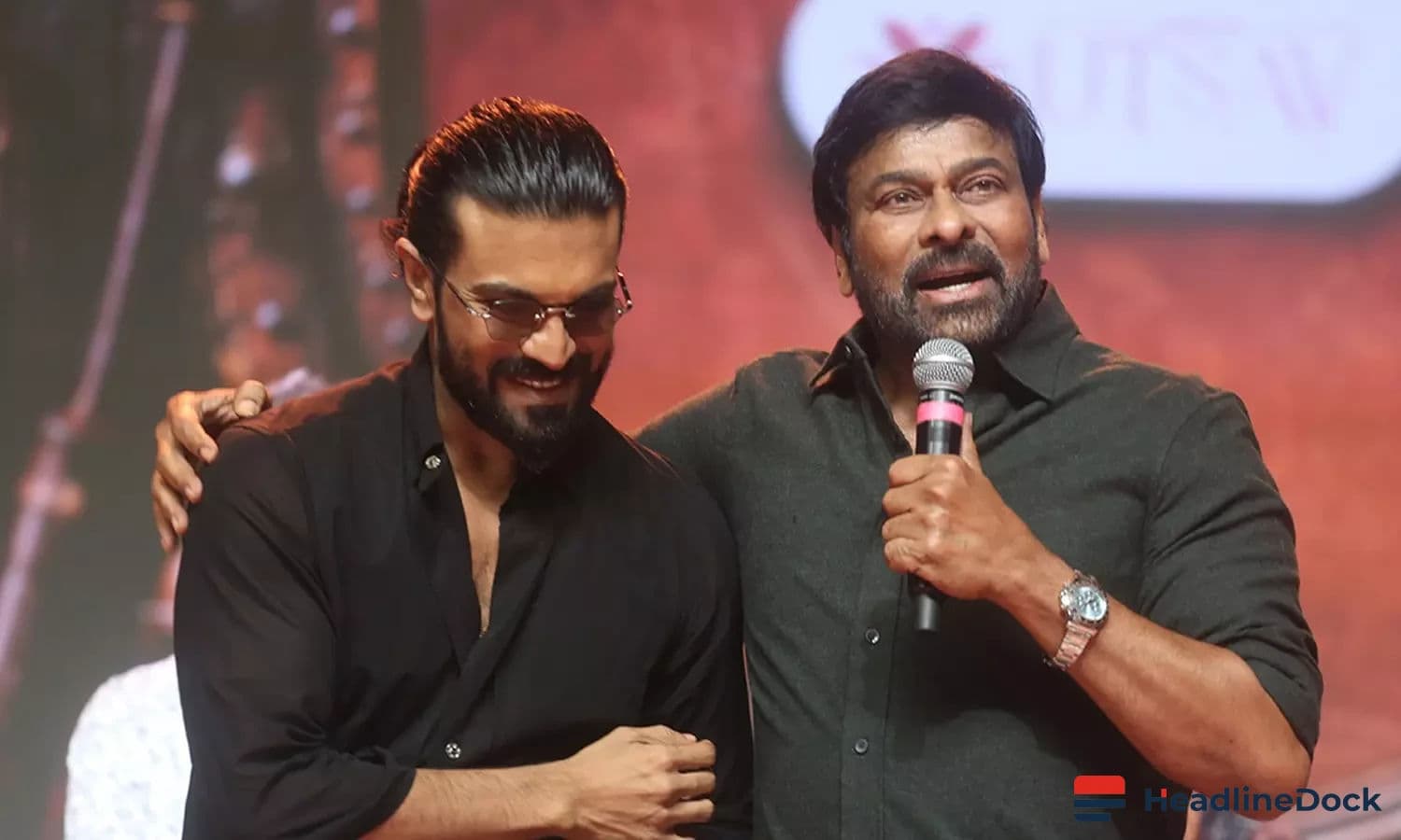 Chiranjeevi Crowns Ram Charan the New Age Megastar at Success Event