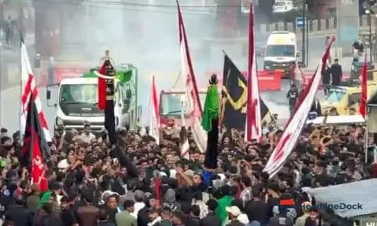 Thousands Participate in Srinagar’s Historic 8th Muharram Procession for Third Year