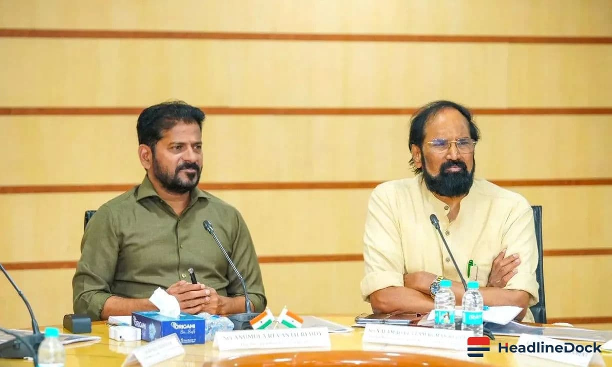 Revanth Reddy Seeks Centre’s Help on Tungabhadra Water Distribution Dispute