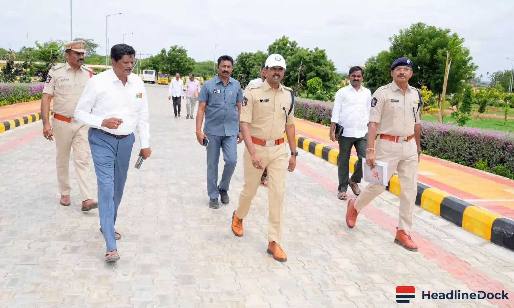 Anantapur Police Strengthen Security Measures Ahead of Presidential Visit to University