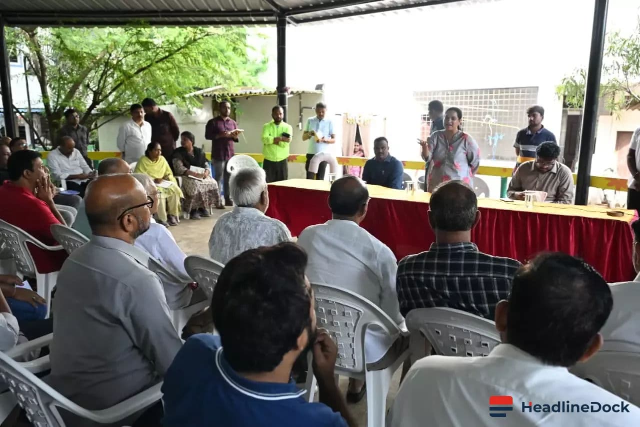 G Srijana Interacts with RWAs to Review Civic Issues in Cyberabad