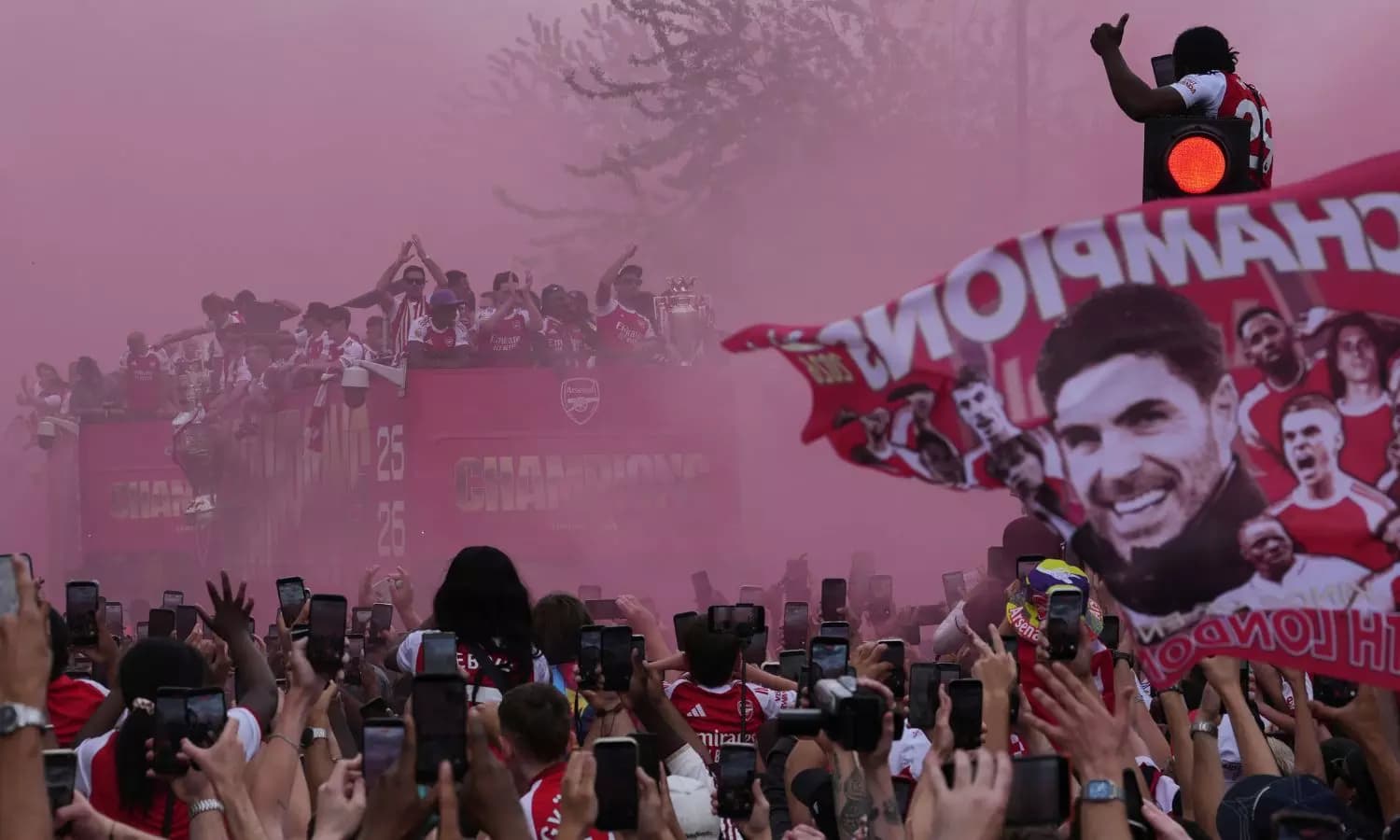 Arsenal's Victory Parade Celebrates Premier League Glory