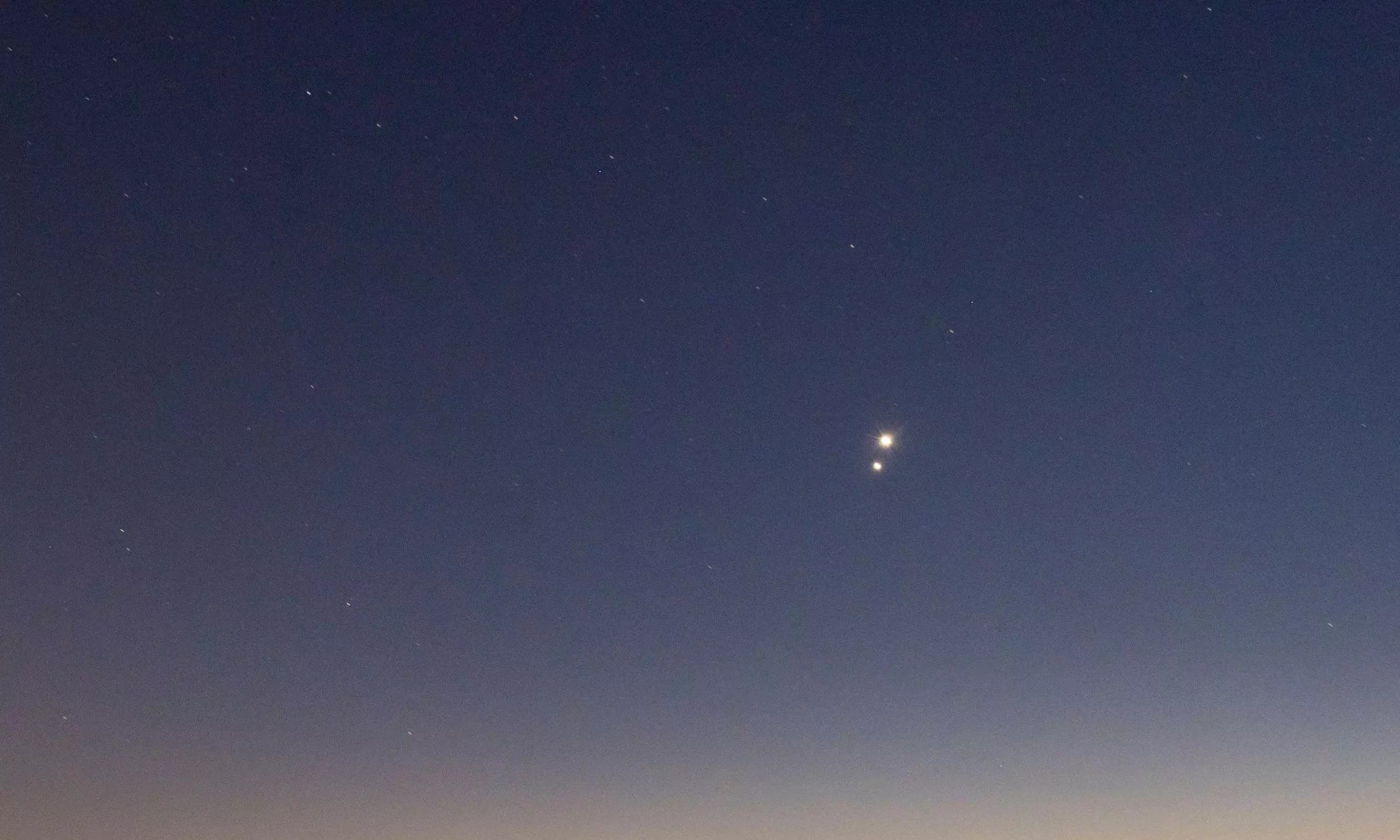 Celestial Show: Venus and Jupiter Conjunction Graces Hyderabad Skies This Week