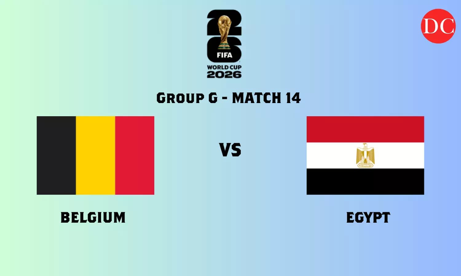 FIFA World Cup 2026: Belgium Faces Egypt at Seattle Stadium in Opener