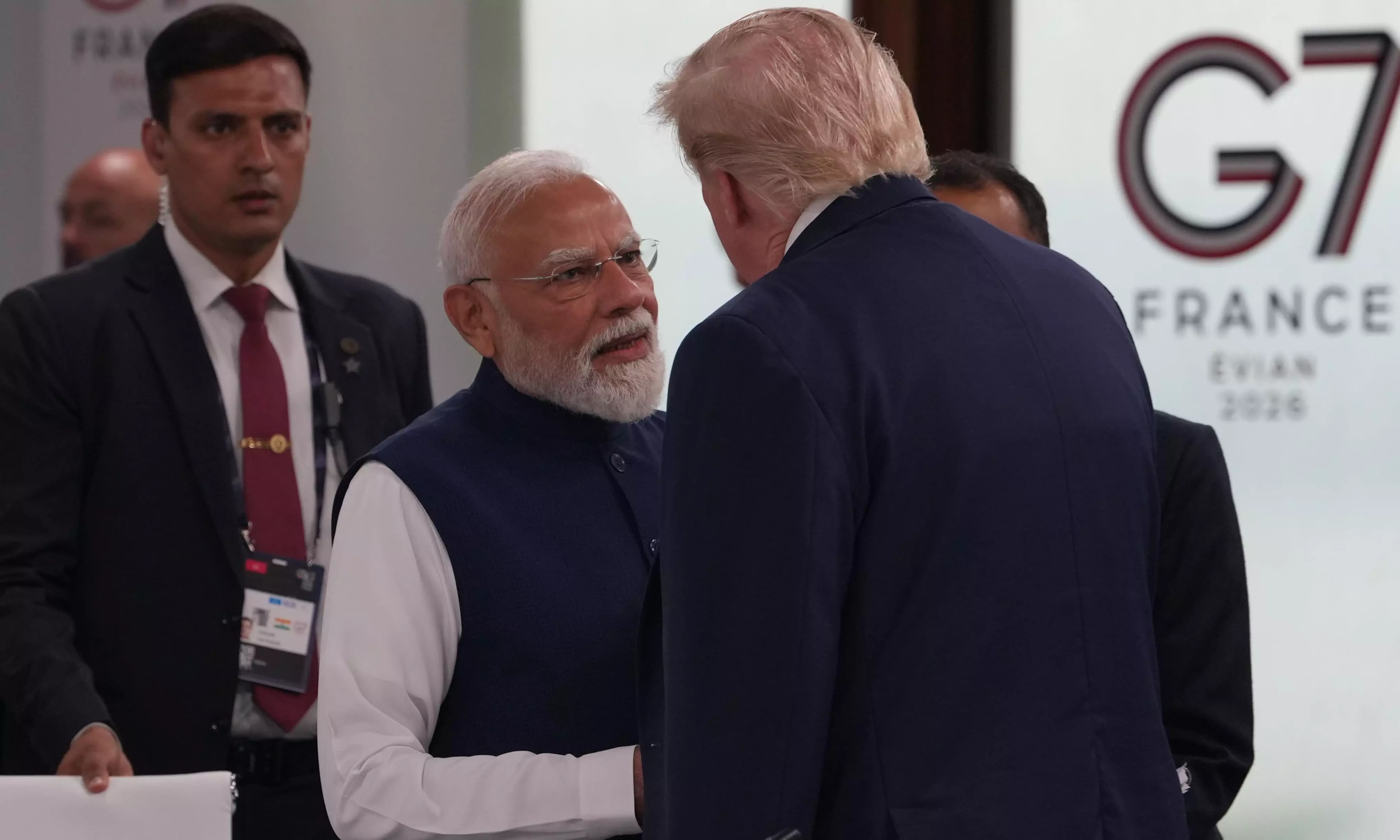 PM Modi, US President Trump Hold Brief Exchange at G7 Summit in France