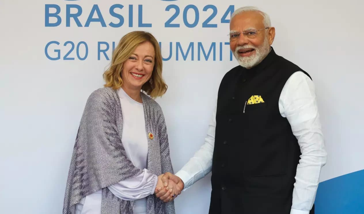 Melodi Buzz Returns as Modi and Meloni Share Light Moment at G7