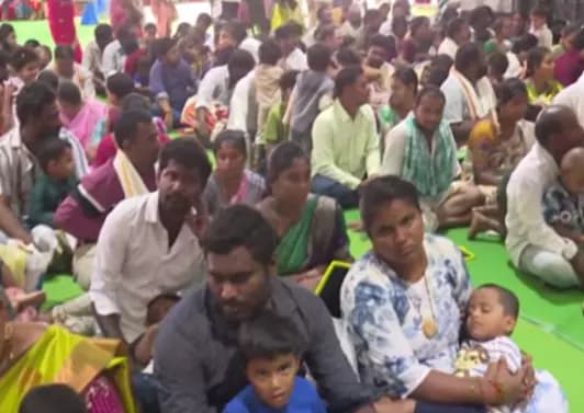 Indrakeeladri Temple Hosts Mass Free Aksharabhyasam for Children’s Educational Initiation