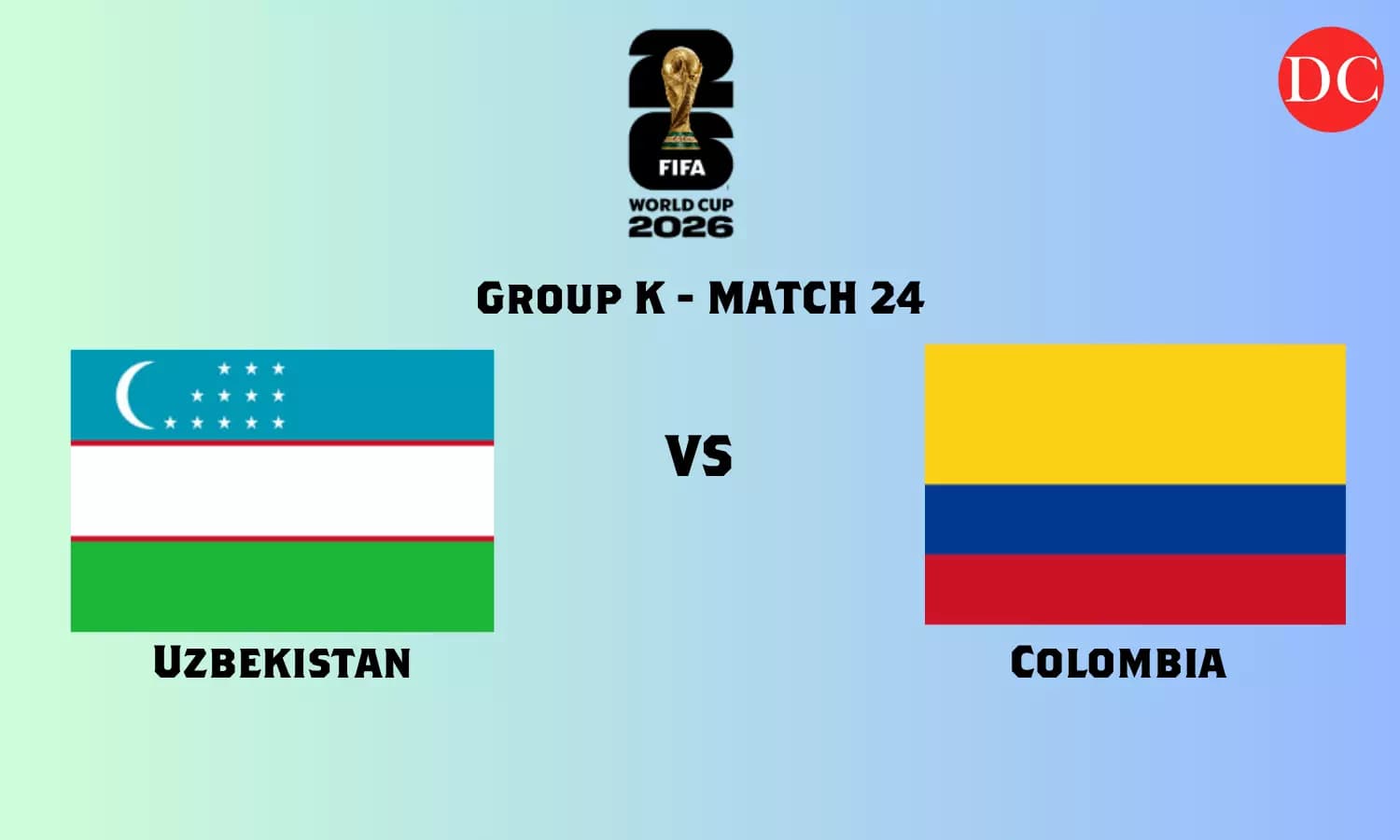 FIFA World Cup 2026: Uzbekistan Battles Colombia in Crucial Group K Clash
