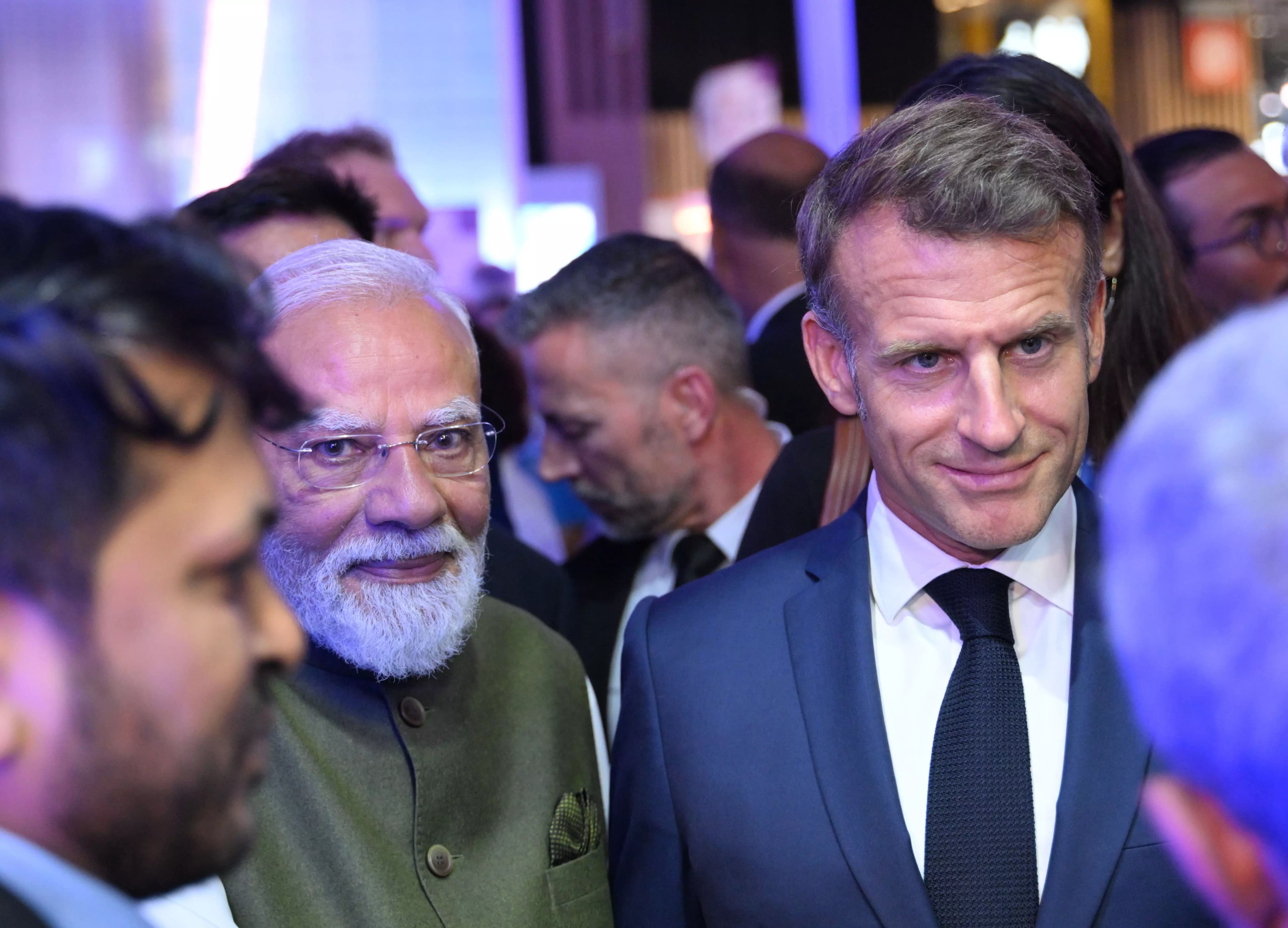Macron Bids Warm Farewell to PM Modi in Hindi, Strengthening India-France Ties