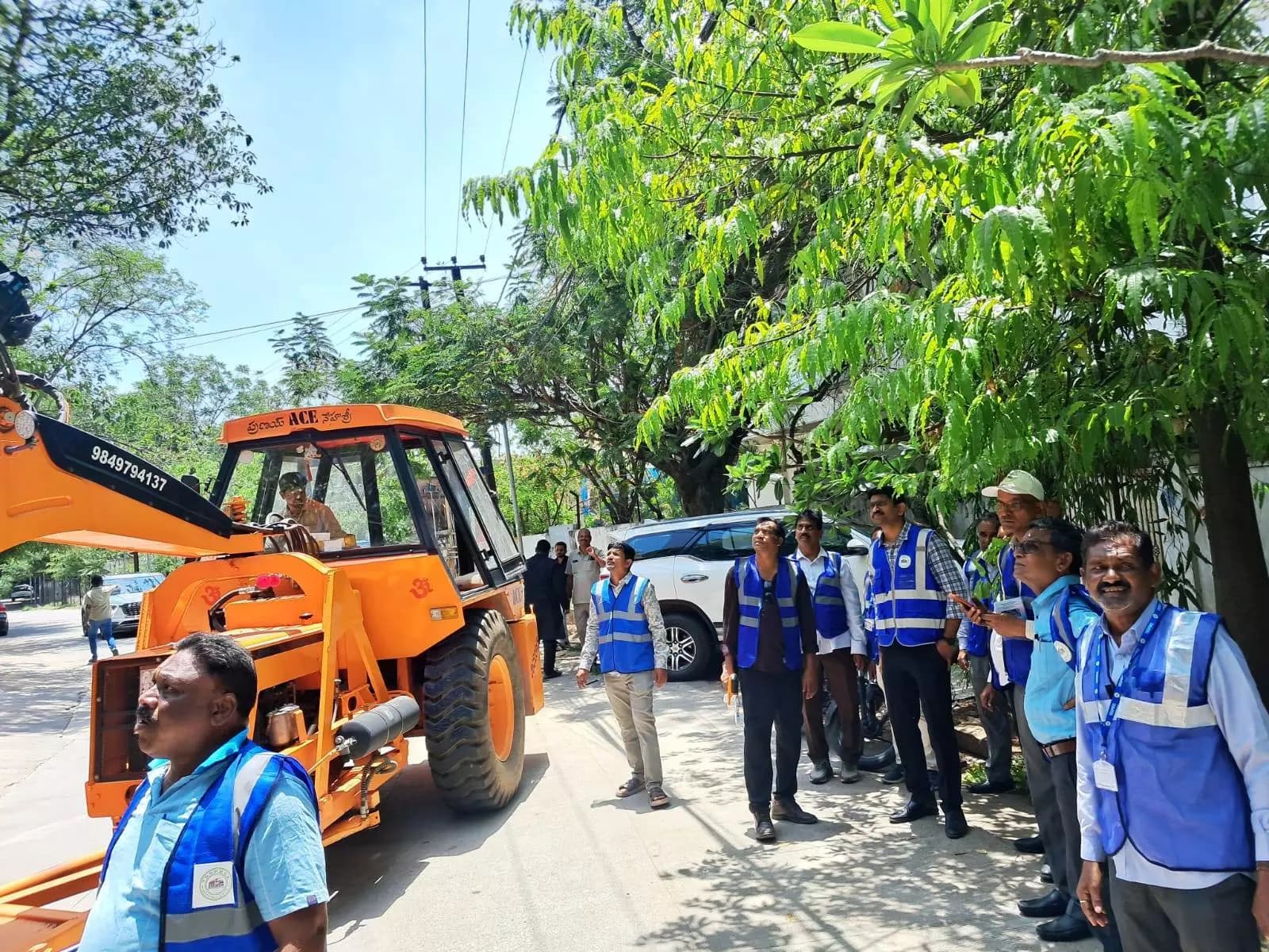 TGSPDCL CMD Leads Monsoon Preparedness Drive with Site Inspection in Banjara Hills