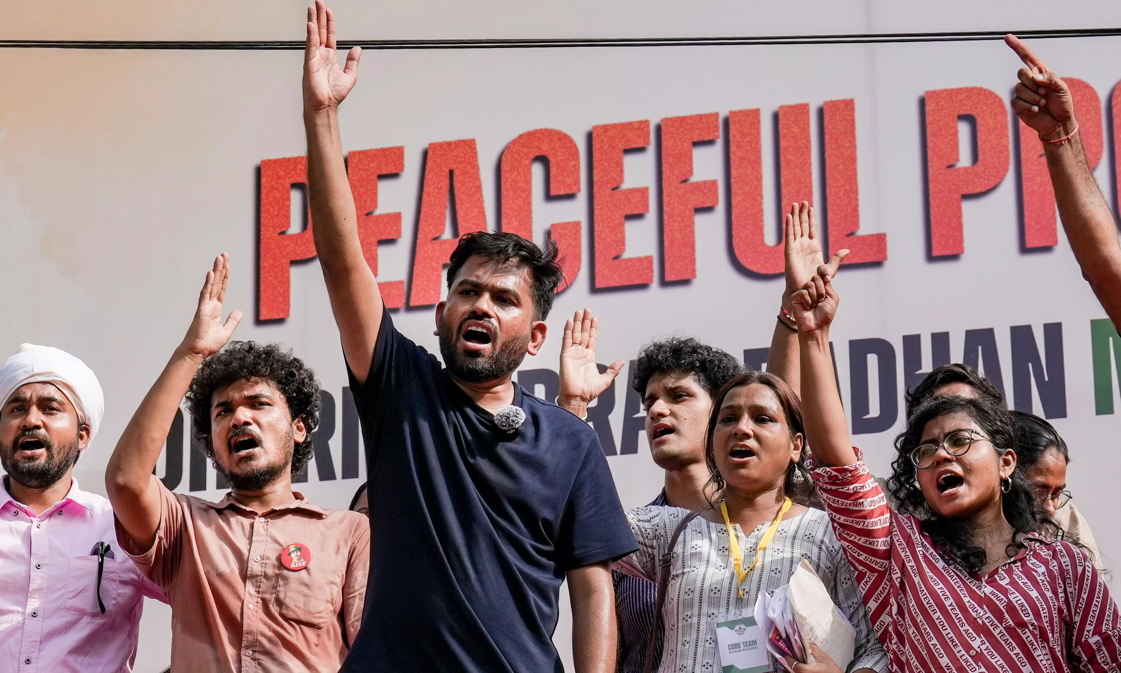 Abhijit Dipke Vows Ongoing Jantar Mantar Protest Until Education Minister Resigns