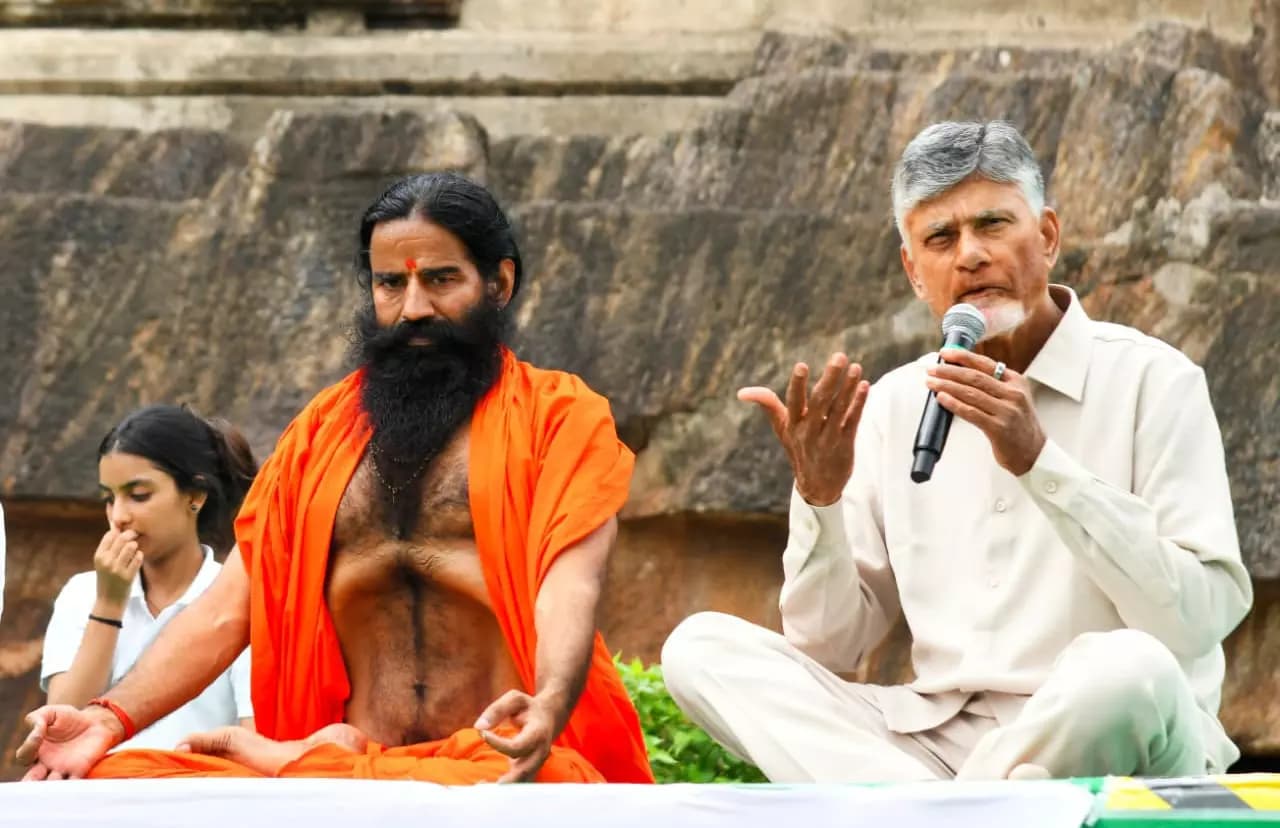 Spirituality and Yoga Essential for Stress-Free Life, Underlines CM Naidu