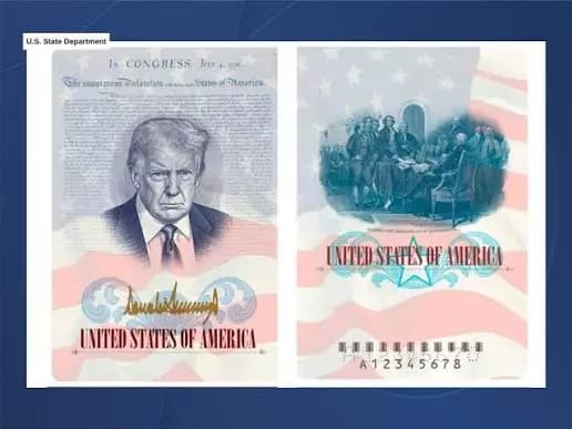 Donald Trump Unveils Patriot Passport Design for 250th Anniversary of Independence
