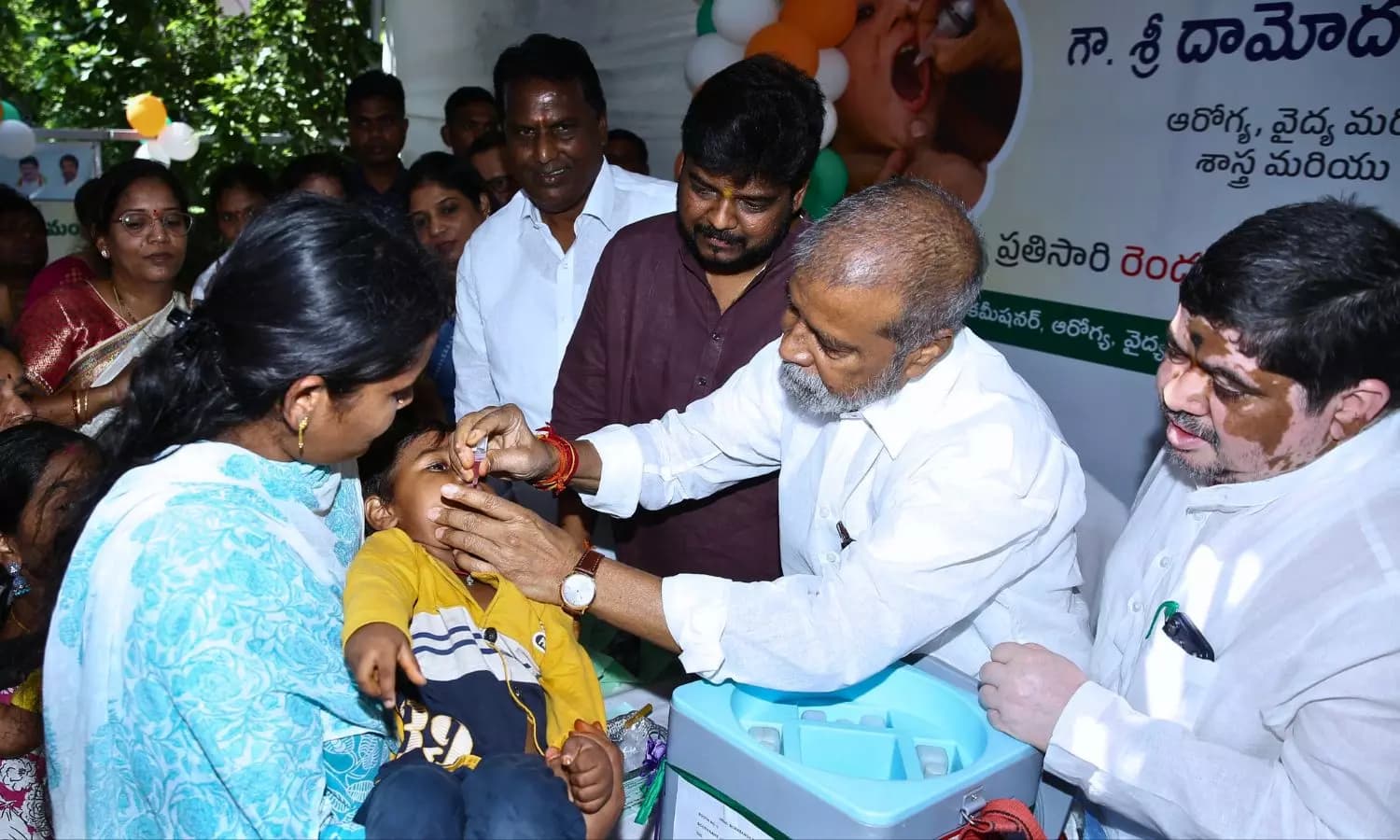 Telangana Pulse Polio Campaign Reaches Over 26 Lakh Children in State drive