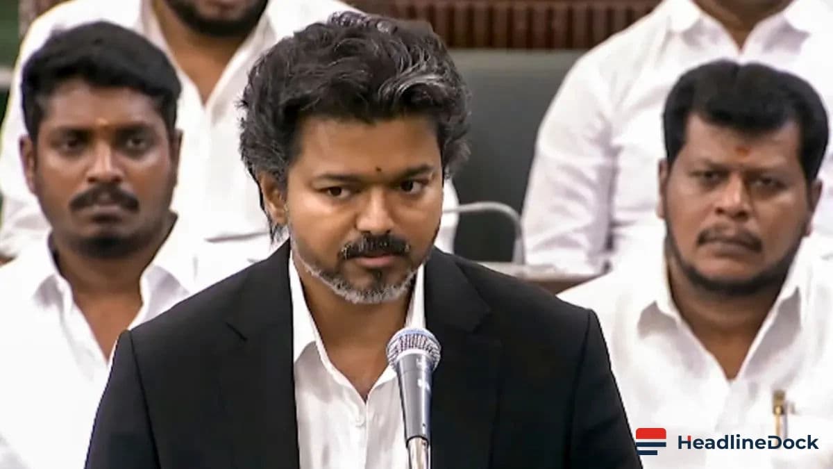 CM C Joseph Vijay Launches Scathing Attack On DMK in State Assembly