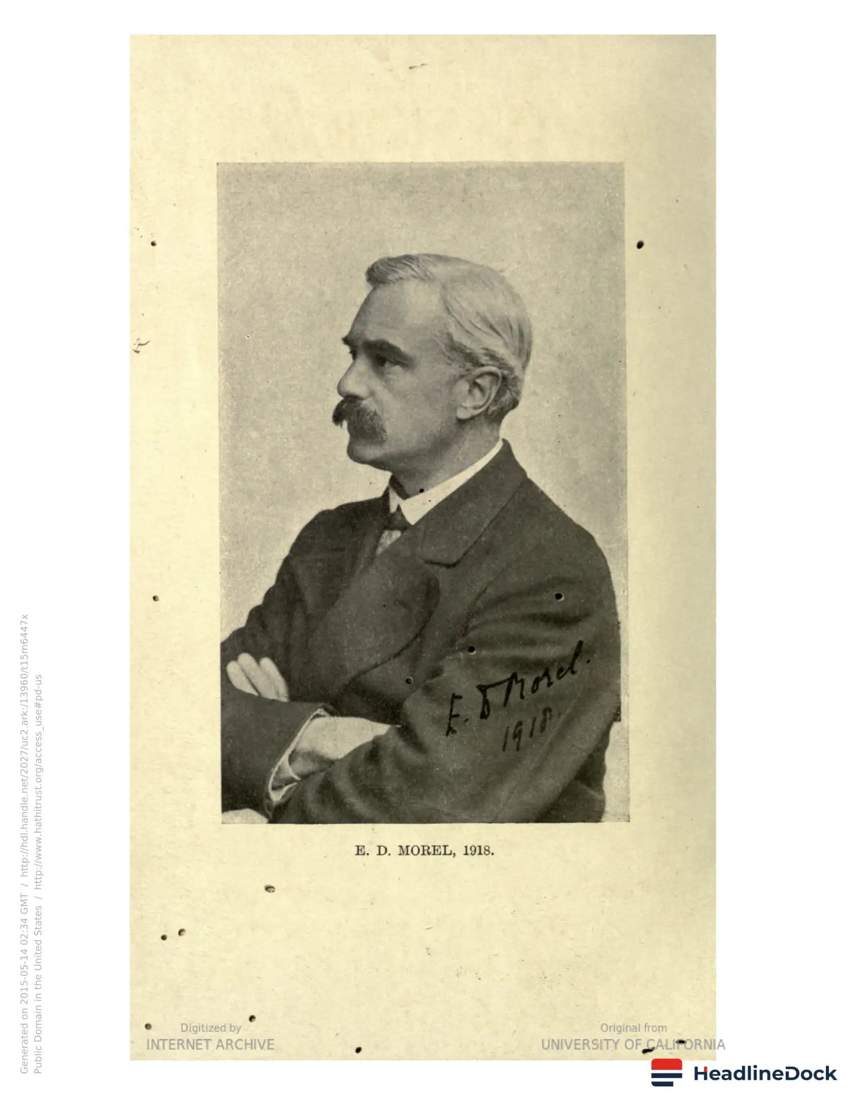 The Contested Humanitarian Legacy of Edmund Dene Morel and the Congo Scandal