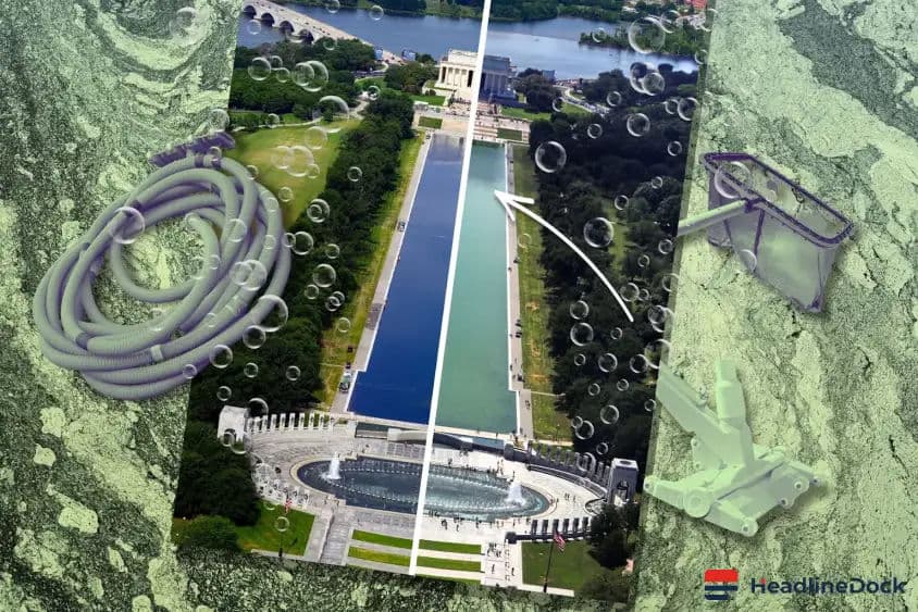 Can Nanobubble Technology Clear the Lincoln Memorial Reflecting Pool in Time?