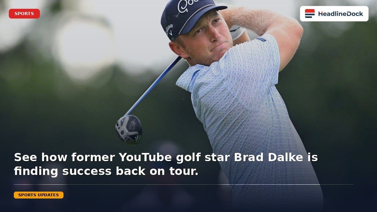 Brad Dalke Makes Impressive Return to DP World Tour After Stepping Away from YouTube