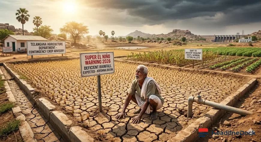 Delayed Monsoon Hits Telangana Kharif Season; Sowing Drops by 60%
