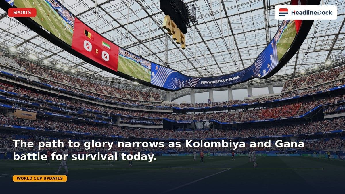 Kolombiya and Gana Clash in Critical 2026 World Cup Elimination Match