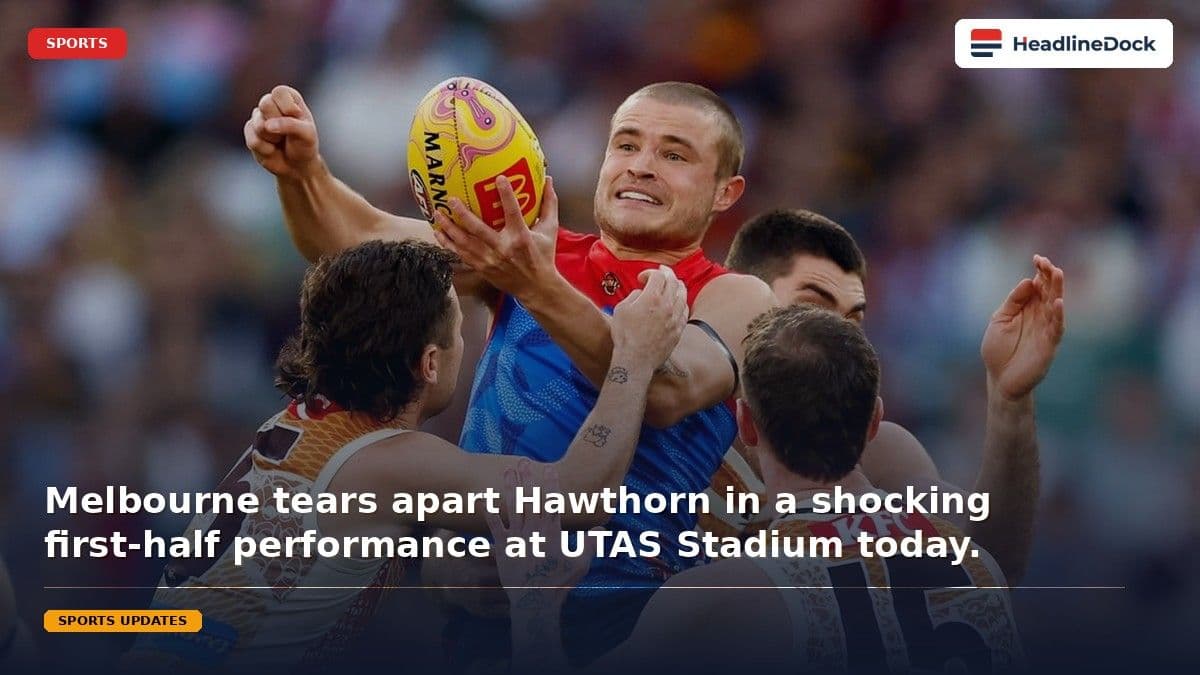 Melbourne Dominates Hawthorn in Shocking One-Sided AFL Clash in Launceston