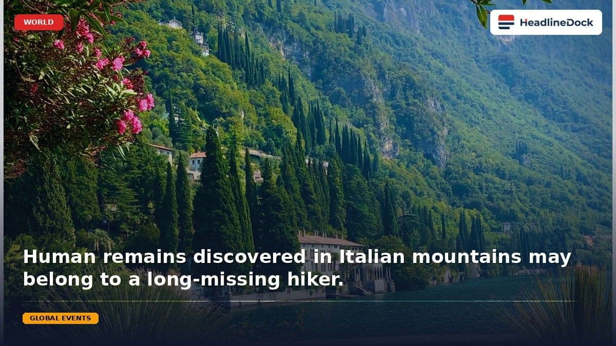 Possible Remains of Missing Dutch Hiker Tobias Servaas Found in Italy